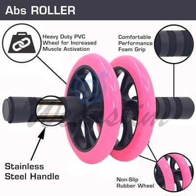 Wearslim Professional ABS Roller|AB Roller For Core And Full Body Strength Gym Equipment Upper Body Toning | Includes Extra Thick Knee Pad |ABS Roller For Men And Women[6 Months Warranty],Multicolour Visit the Wearslim Store