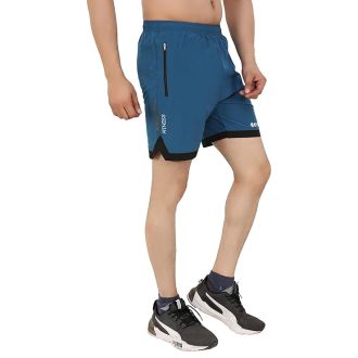 GYMIFIC Sports Training Running Dry Fit Solid Shorts for Men