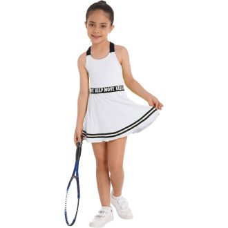 Yhong Kids Girls Sleeveless Sports Dress